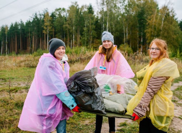 Жители Петербурга собрали 16 тонн мусора за полтора часа